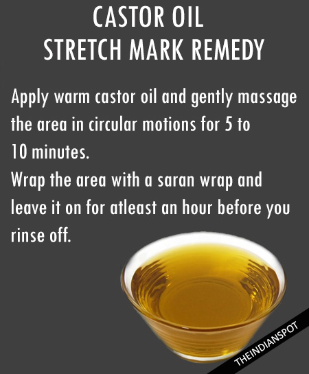Organic Castor oil for stretch marks