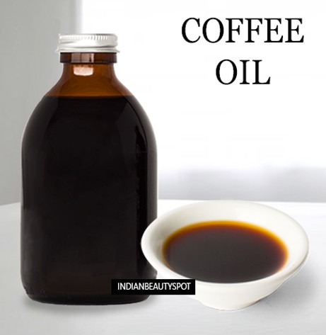 DIY homemade coffee oil