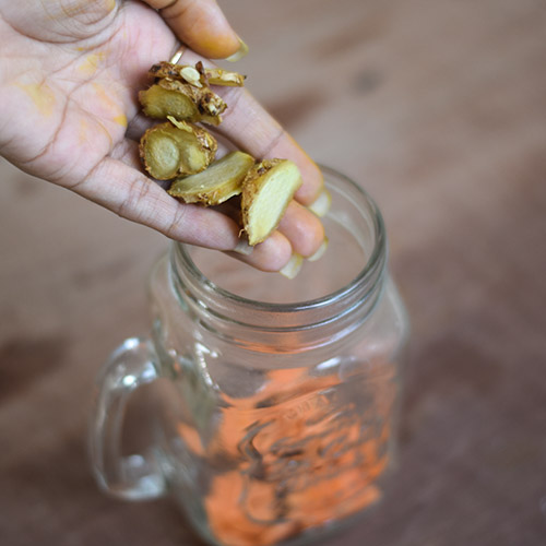 Coconut detox water for summer