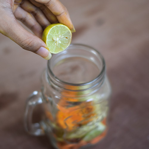 Coconut detox water for summer