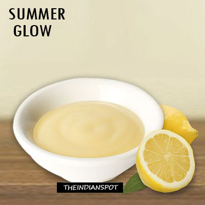 Summer Glow with DIY Lemon Scrub