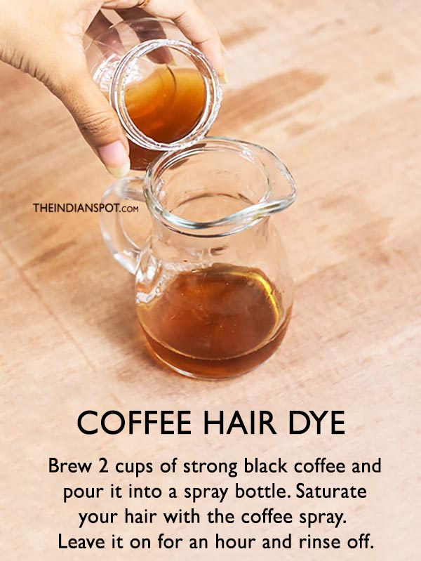 Natural Coffee Hair Dye - THE INDIAN SPOT