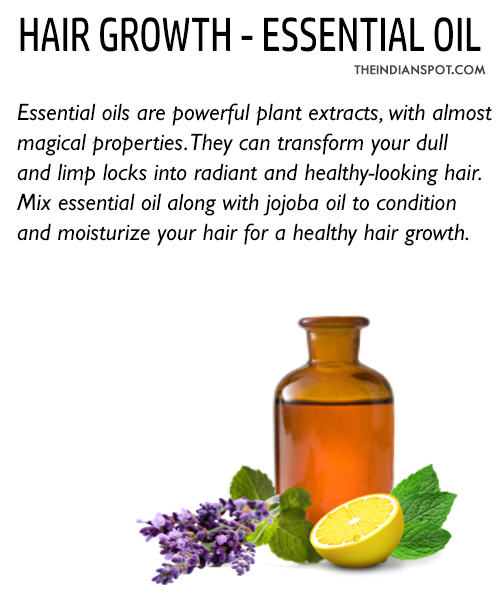 Essential oil hair growth