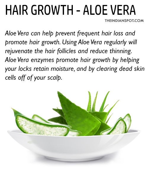 Aloe vera hair growth