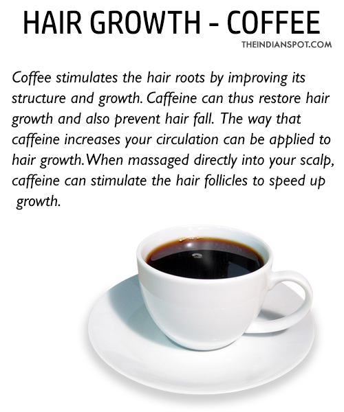 Coffee hair growth