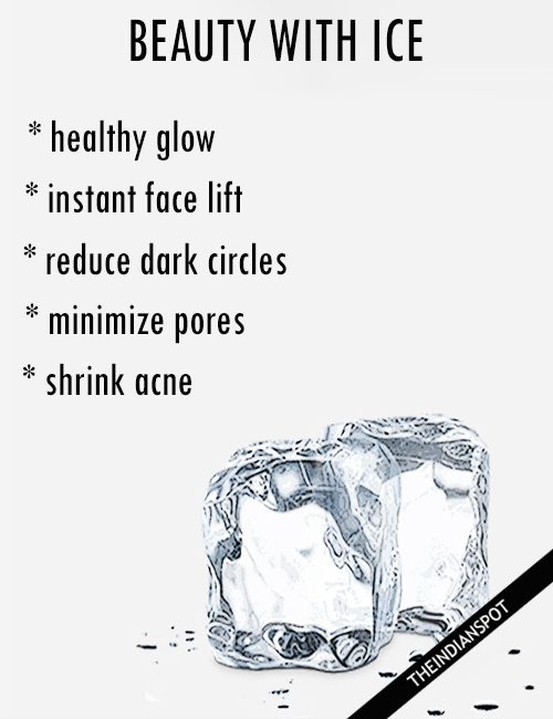 8 Beauty secrets with Ice