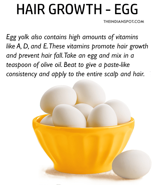 Egg for hair growth