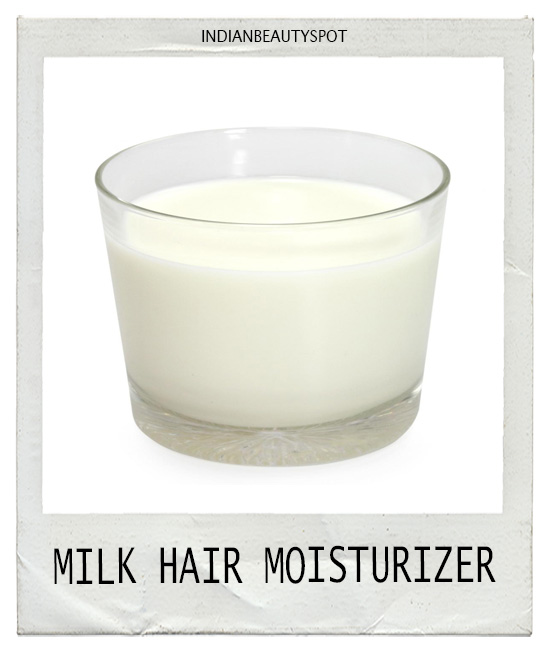 Milk hair moisturizer