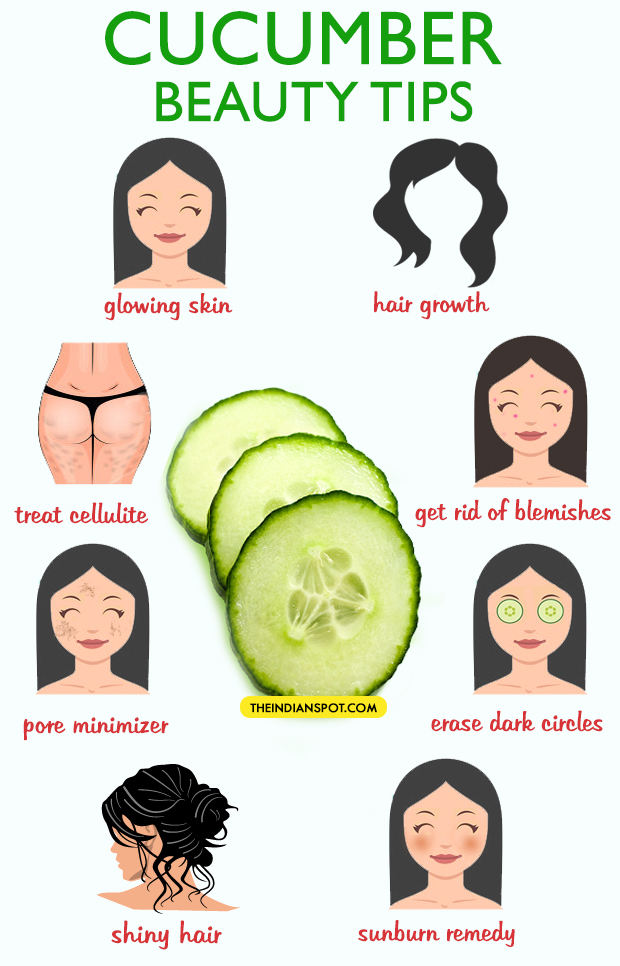 Best beauty tips using cucumber