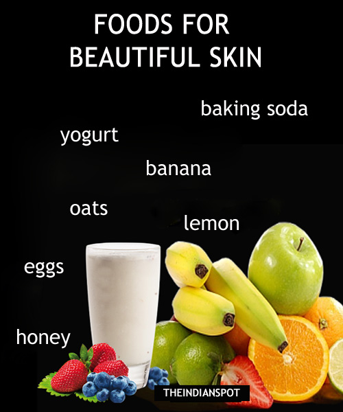 Top 10 Foods to put on your face for Beautiful Skin