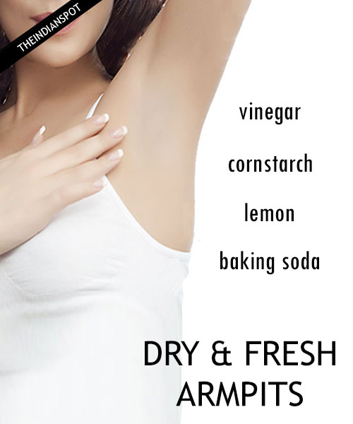 Keep Armpits Dry - Ways to Stop Sweat and odor