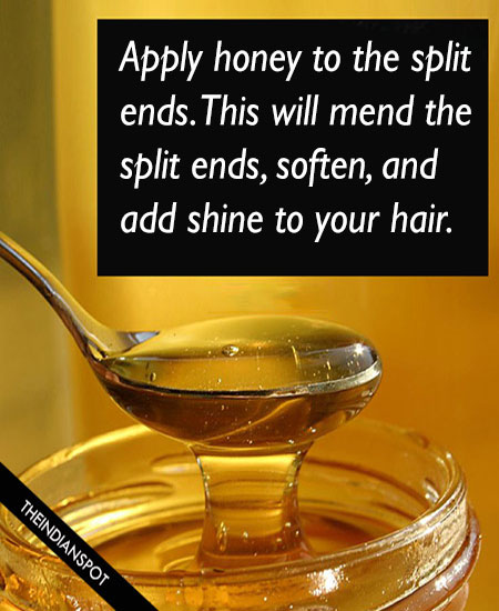 Honey for split ends: