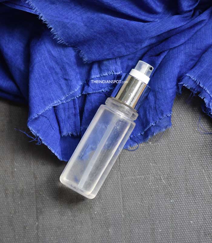 DIY Wrinkle Release spray for wrinkle-free clothes