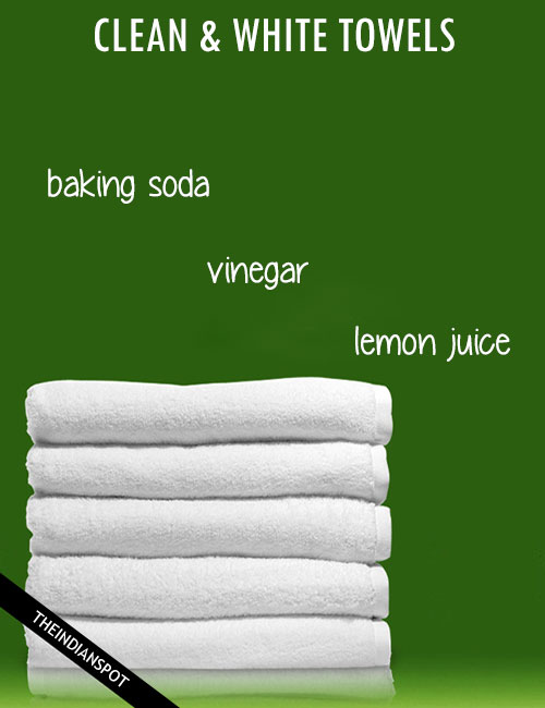 Clean and whiten towels naturally
