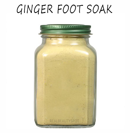 Ginger foot soak