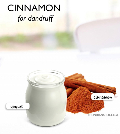 Cinnamon for dandruff: