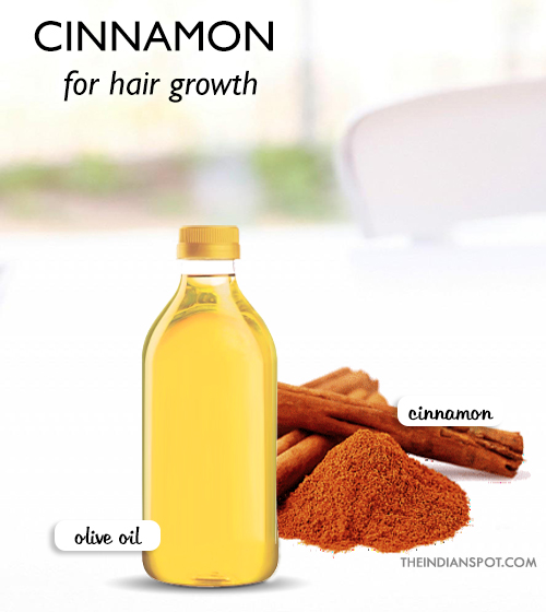 Natural hair treatment using cinnamon