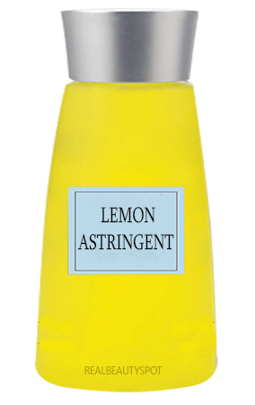 Lemon juice astringent