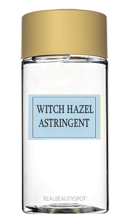 Witch hazel and basil astringent