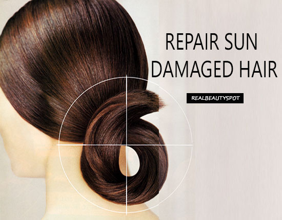 Repair sun damaged hair