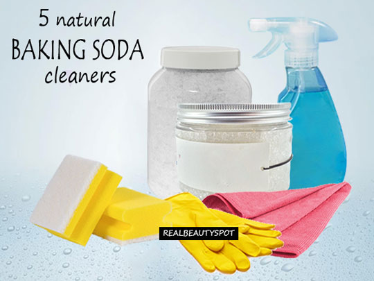 natural DIY cleaners for home using baking soda