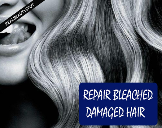 Natural treatments to repair bleached damaged hair