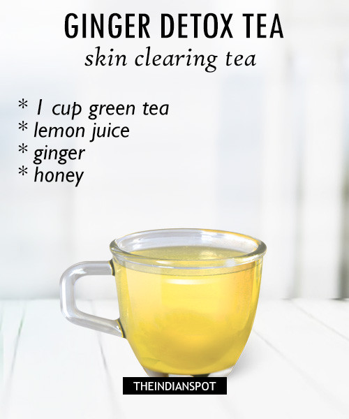 Morning Detox tea recipes for healthy body and glowing skin