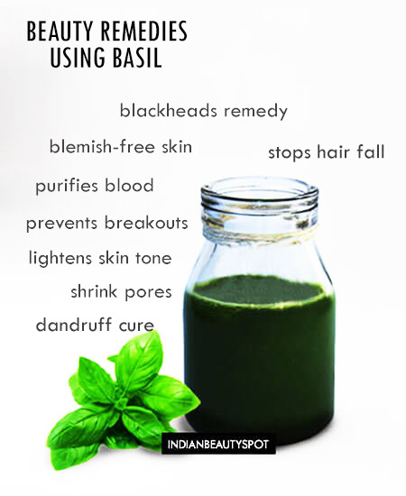 Benefits, uses and remedies using Basil for Skin and Hair