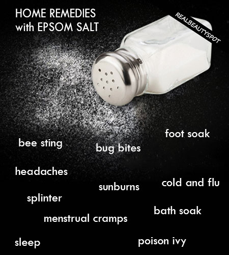 11 Effective Home Remedies With Epsom Salt