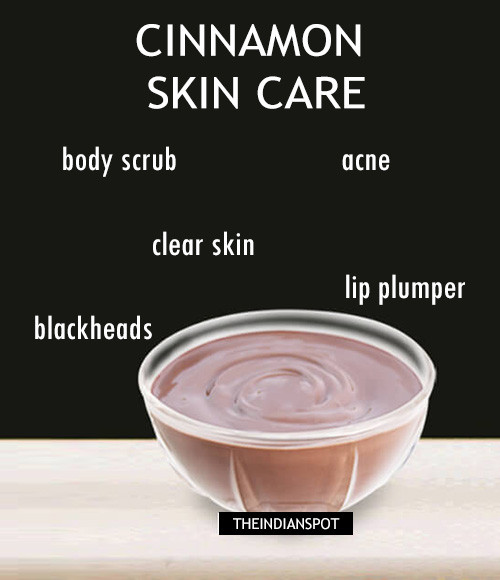 Natural Skin Care Treatments using cinnamon