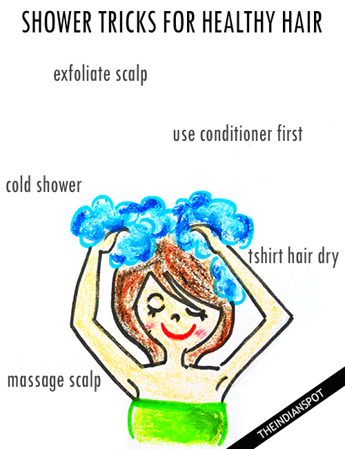 5 Shower Tricks for Healthy hair