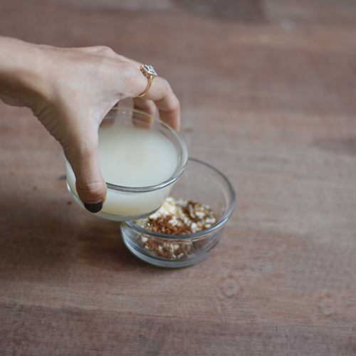 DIY OATMEAL COFEE SCRUB AND FACE PACK