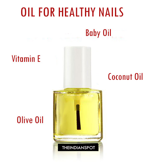Oils for healthy nails : 