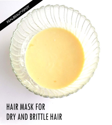DIY HAIR PACK FOR DRY AND BRITTLE HAIR