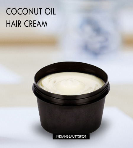 Coconut Oil Hair Cream for softer, smoother hair