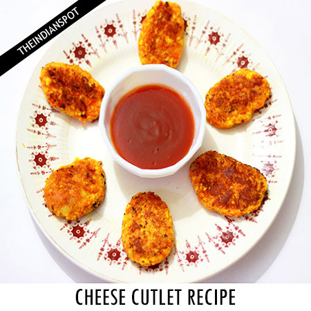 SIMPLE AND EASY CHEESE CUTLET RECIPE