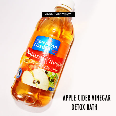DETOX BATHS - apple cider vinegar detox bath