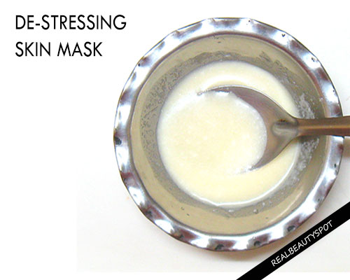 DIY Yogurt and lemon Mask for De-Stressing Skin