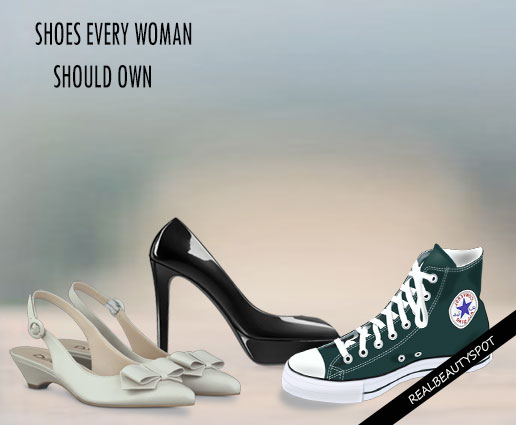 10 TYPES OF SHOES EVERY WOMAN SHOULD HAVE