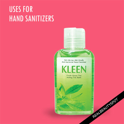 AMAZING USES FOR HAND SANITIZERS