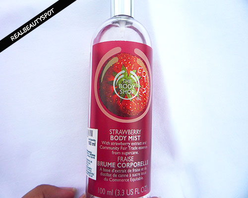 THE BODY SHOP STRAWBERRY BODY MIST REVIEW