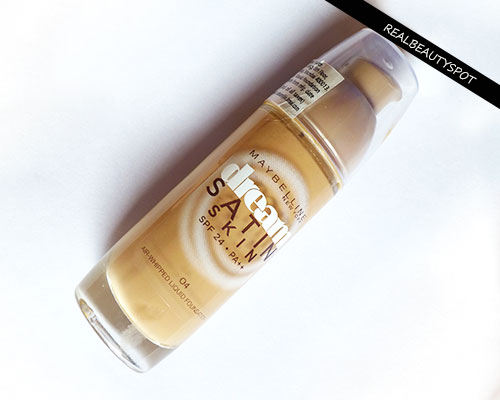 MAYBELLINE DREAM SATIN SKIN AIR WHIPPED LIQUID FOUNDATION REVIEW