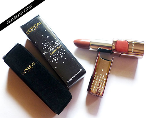 L’oreal Paris Swarovski collection moist mat lipstick Maple Mocha