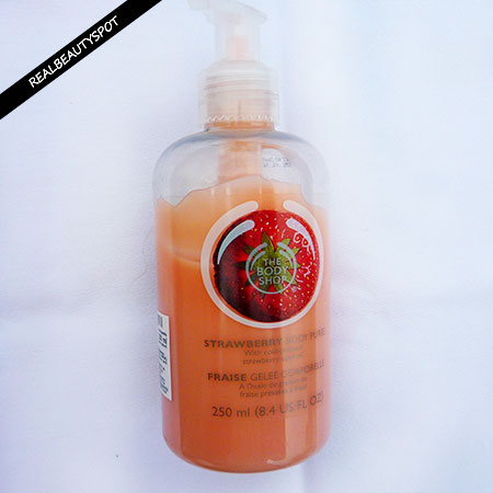 THE BODY SHOP STRAWBERRY BODY PUREE REVIEW