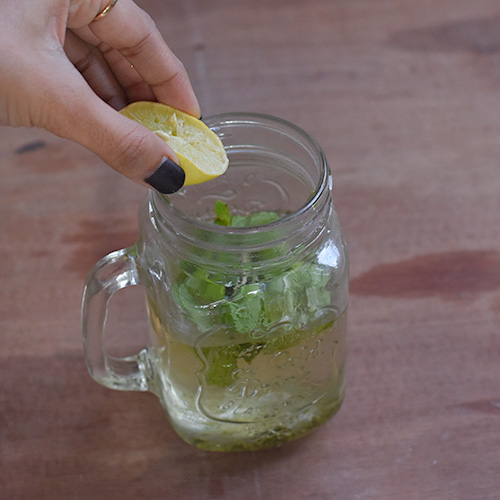 MATCHA-MINT DETOX WATER for weight loss