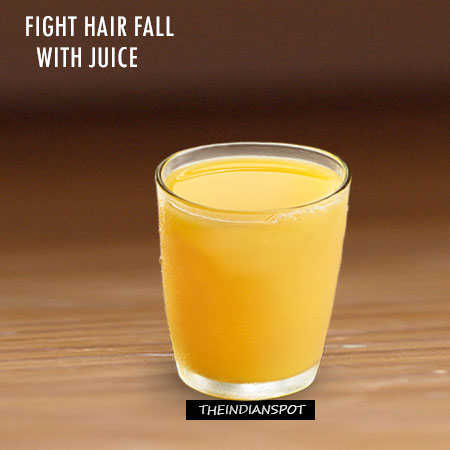 FIGHT HAIR FALL WITH JUICE RECIPES