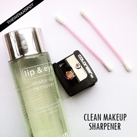HOW TO CLEAN MAKEUP SHARPENER