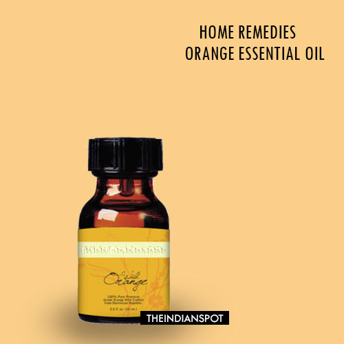 HOME REMEDIES WITH ORANGE ESSENTIAL OIL