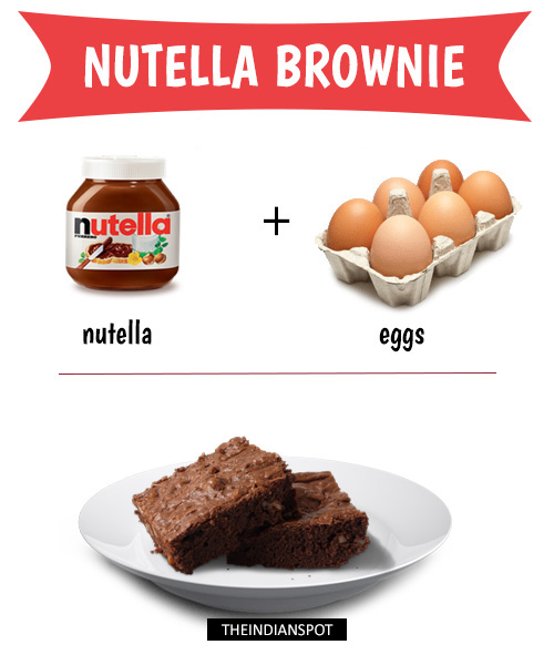 NUTELLA CAKE/BROWNIE