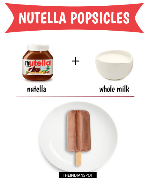 NUTELLA POPSICLES